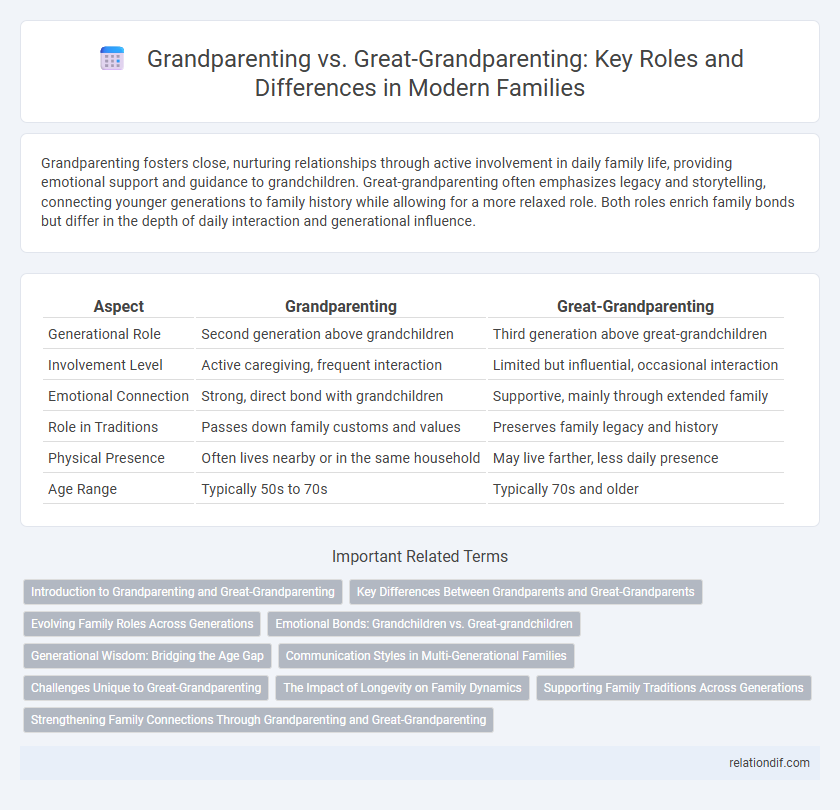 Grandparenting vs. Great-Grandparenting: Key Roles and Differences in Modern Families