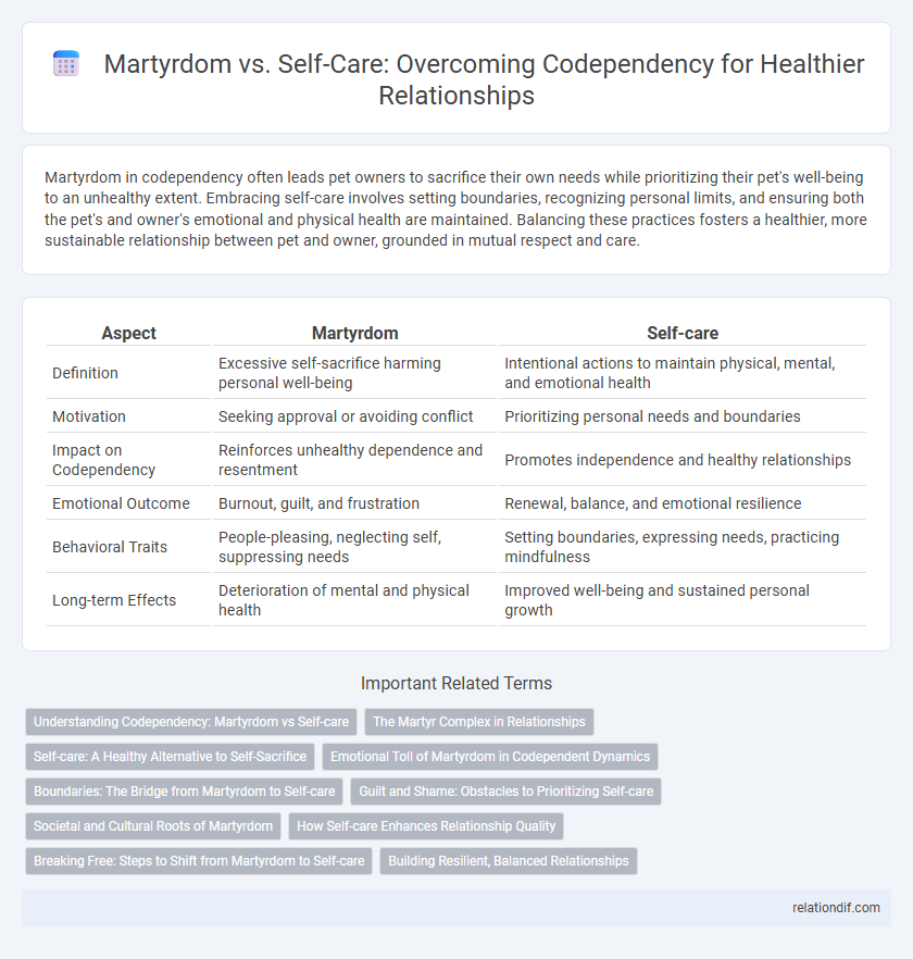 Martyrdom vs. Self-Care: Overcoming Codependency for Healthier Relationships