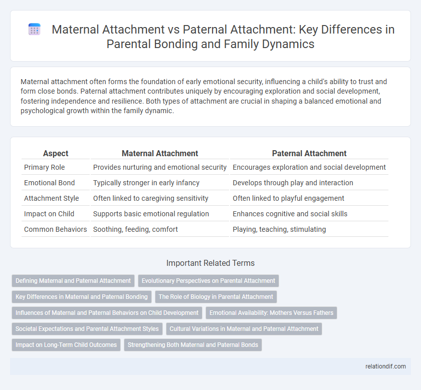 Maternal Attachment vs Paternal Attachment: Key Differences in Parental Bonding and Family Dynamics