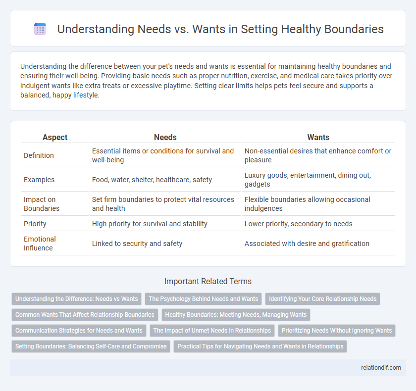 Understanding Needs vs. Wants in Setting Healthy Boundaries