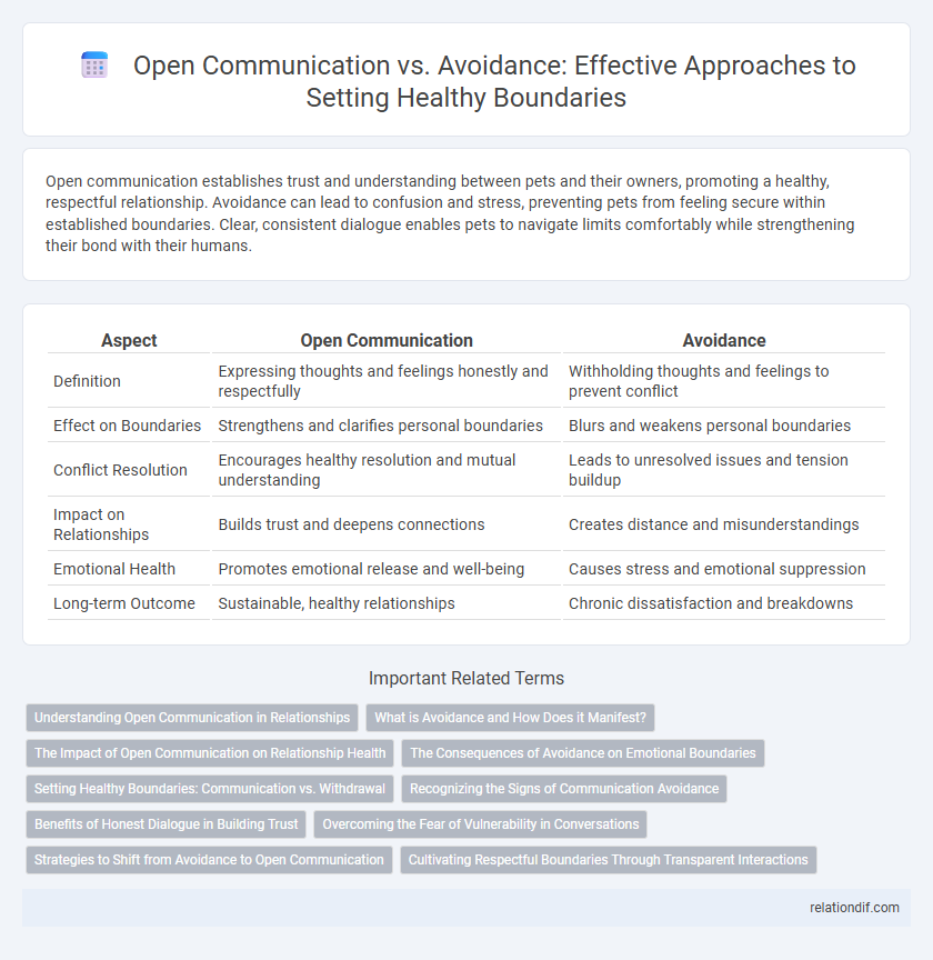 Open Communication vs. Avoidance: Effective Approaches to Setting Healthy Boundaries