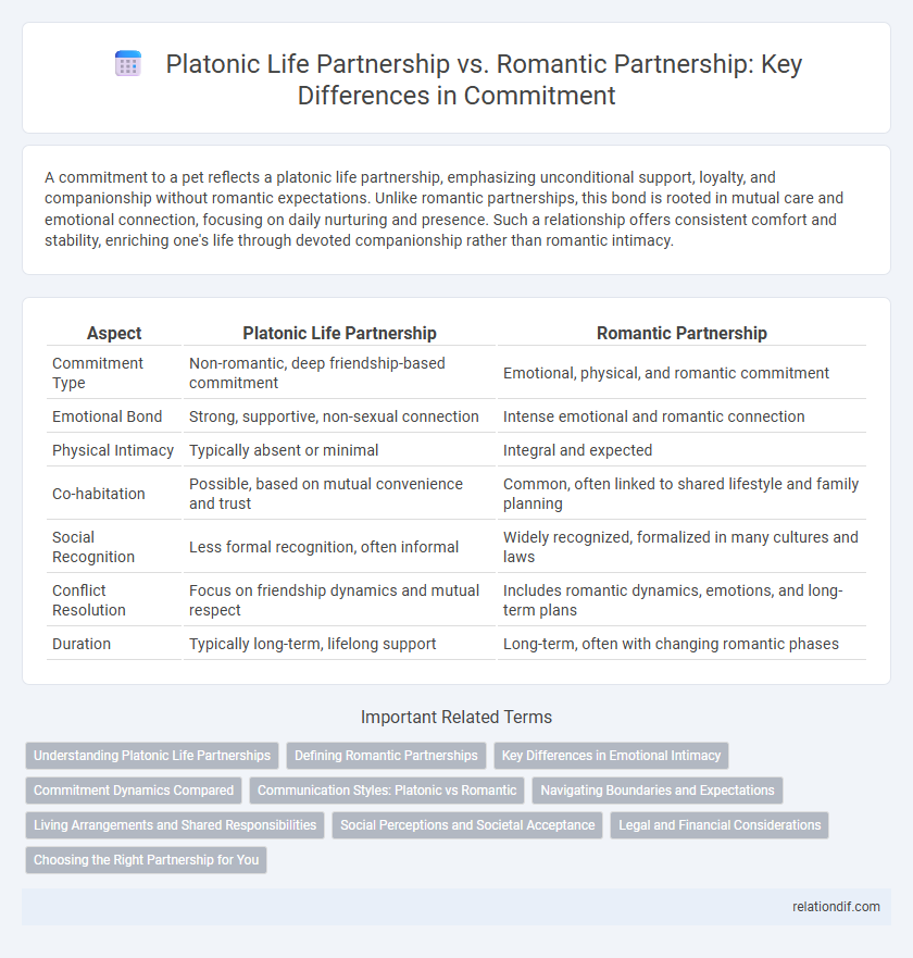 Platonic Life Partnership vs. Romantic Partnership: Key Differences in Commitment