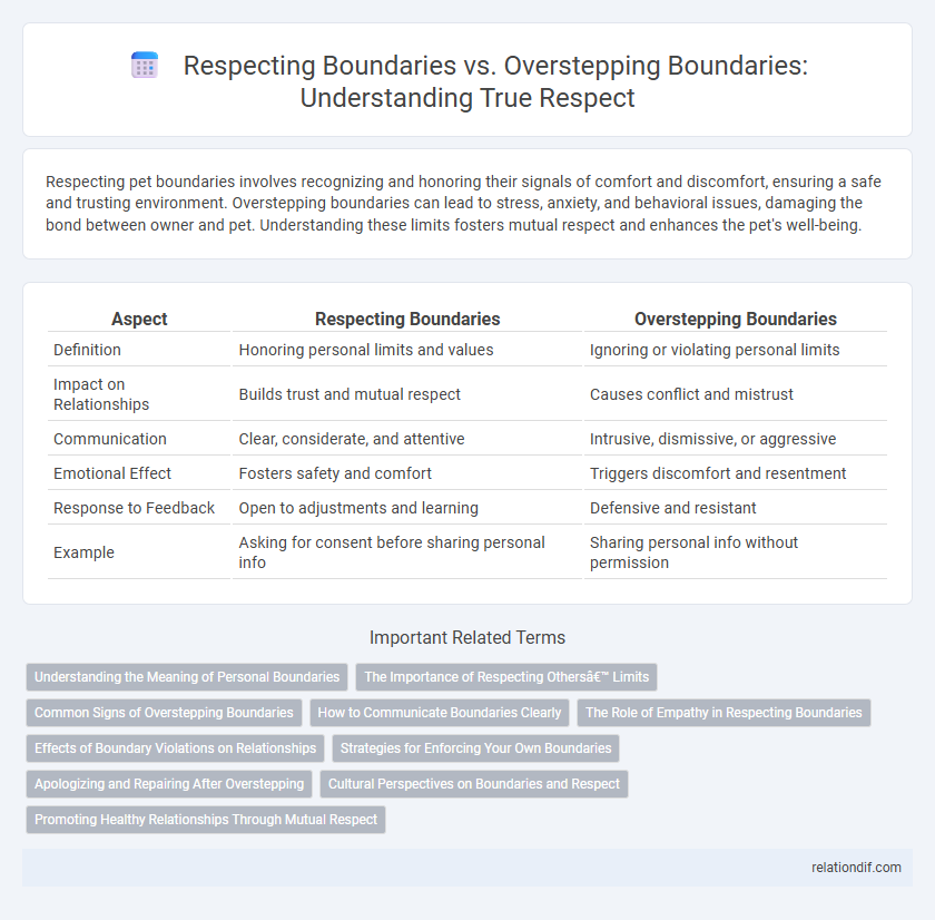 Respecting Boundaries vs. Overstepping Boundaries: Understanding True Respect