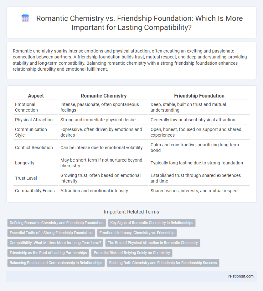 Romantic Chemistry vs. Friendship Foundation: Which Is More Important for Lasting Compatibility?