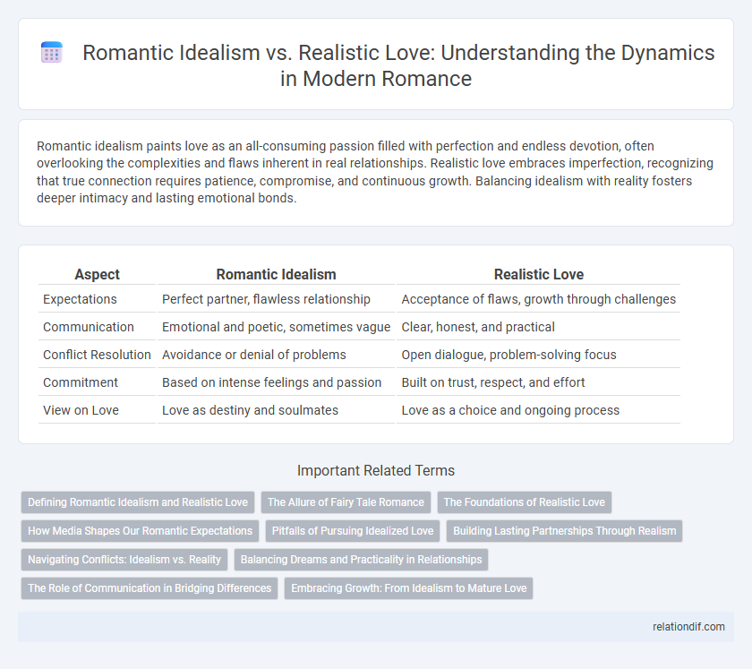 Romantic Idealism vs. Realistic Love: Understanding the Dynamics in Modern Romance