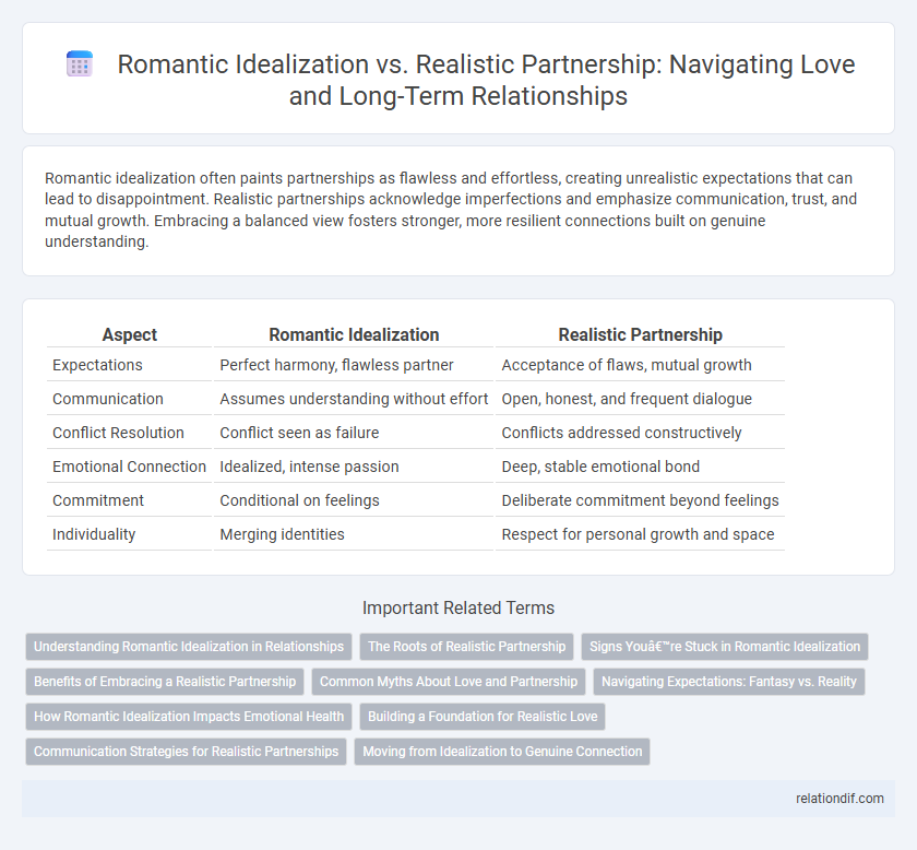 Romantic Idealization vs. Realistic Partnership: Navigating Love and Long-Term Relationships