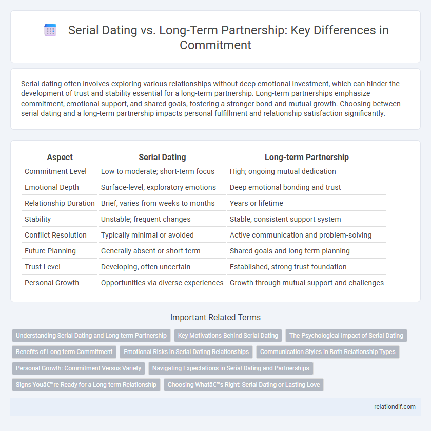 Serial Dating vs. Long-Term Partnership: Key Differences in Commitment