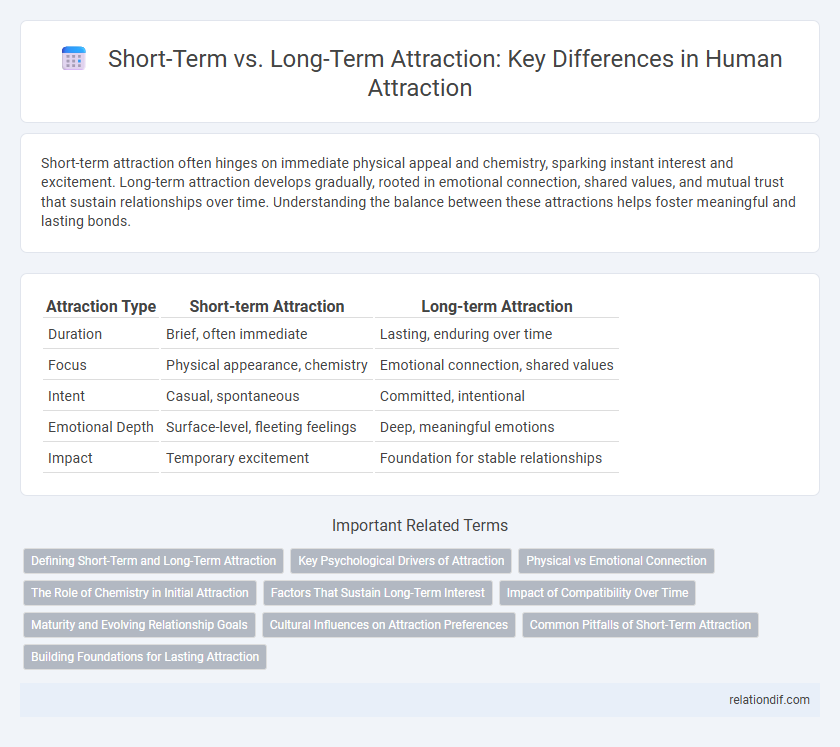 Short-Term vs. Long-Term Attraction: Key Differences in Human Attraction