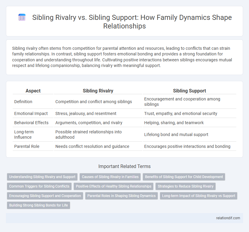 Sibling Rivalry vs. Sibling Support: How Family Dynamics Shape Relationships