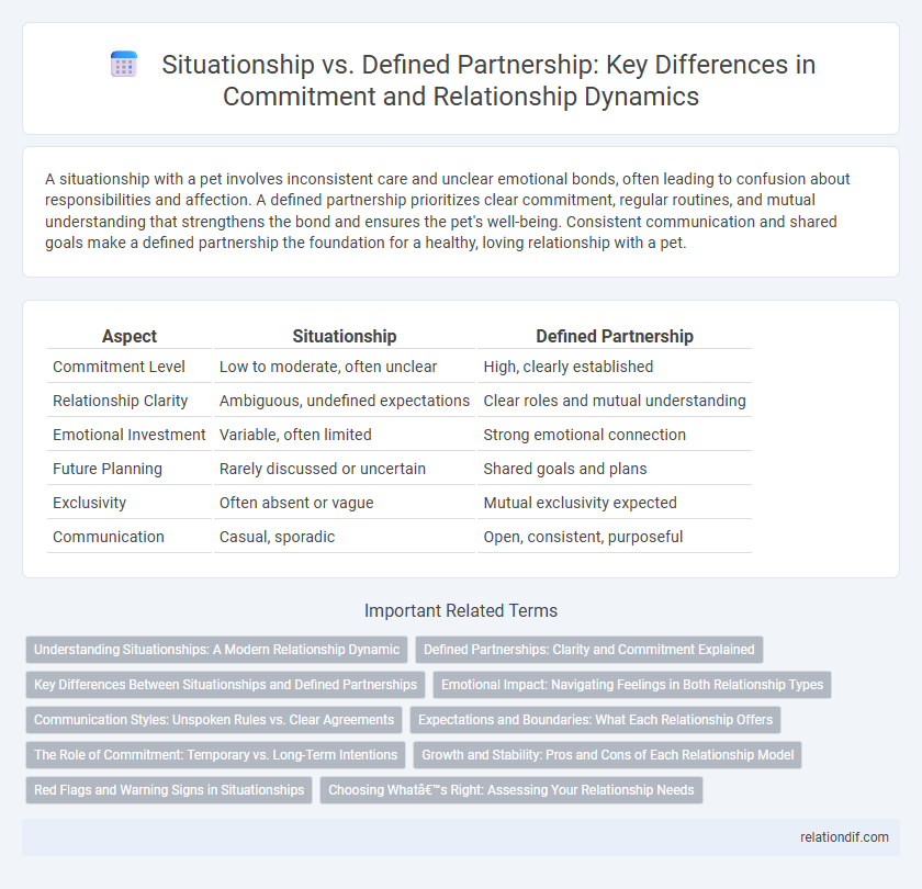 Situationship vs. Defined Partnership: Key Differences in Commitment and Relationship Dynamics