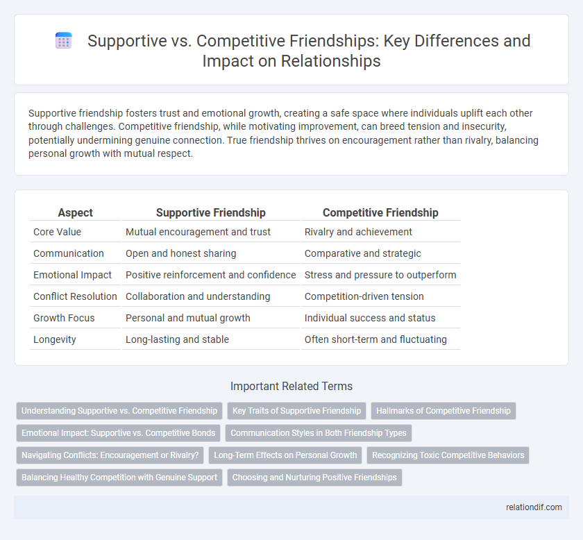 Supportive vs. Competitive Friendships: Key Differences and Impact on Relationships